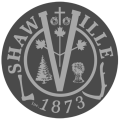 Municipality of Shawville Major Partner of Shawville Country Jamboree black and white